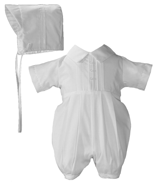 Polycotton Romper with Pin Tucking
