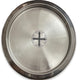 13" Circle Cross Stainless Steel Wedding Tray
