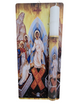 12" Easter Lambatha Candle - Resurrection Icon