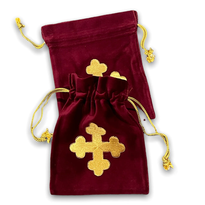 Antidoron Velvet Pouch Bag for Holy Bread