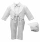 Poly Gabardine Authentic White Tuxedo with Tails (0-9 MONTHS)