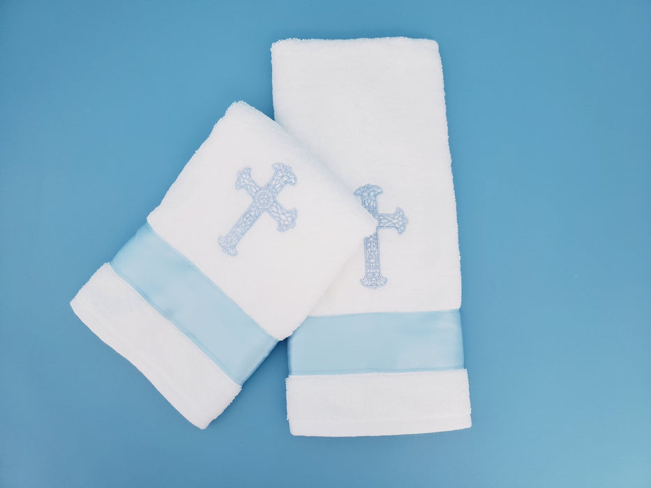 3 Piece Towel Set - Cherub Boy