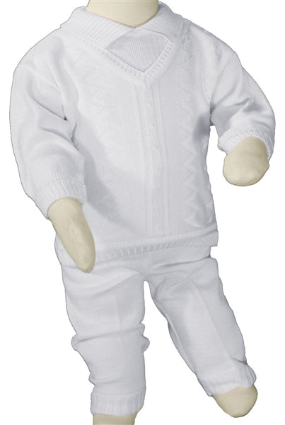 Boys 100% Cotton Knit Two Piece