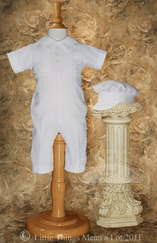 Boys Coverall with Captain Hat