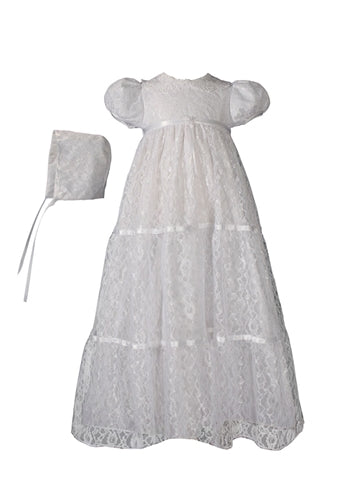 29" Lace Christening Gown