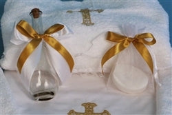 Oil Bottle & Soap Set - Traditional Bow