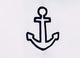 6 Piece Nautical Anchor Ladopana Oil & Towel Set
