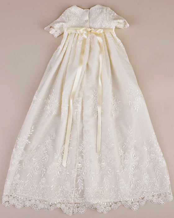 Bearissima Christening Gown With Tatting | Meredith's Closet