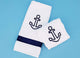 6 Piece | Nautical Anchor Ladopana Oil & Towel Set